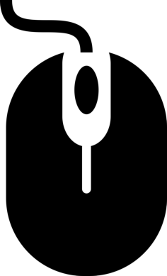 Computer Mouse Line Art Illustration Svg, Free Vectors File